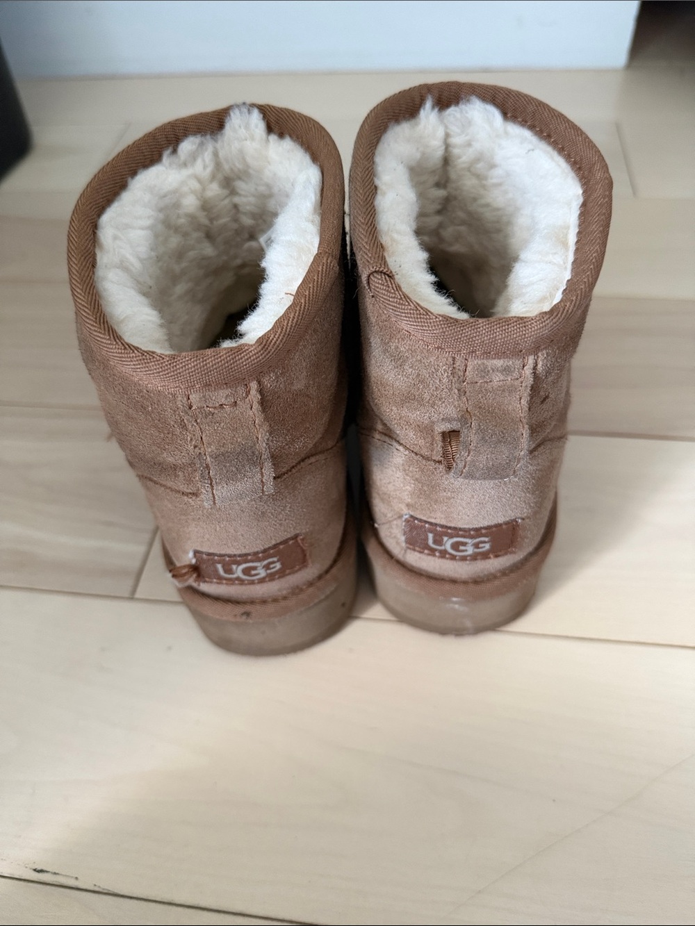 UGG Chestnut Short Shearling Boots